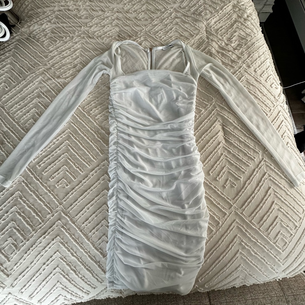 Fashion Nova little white dress.